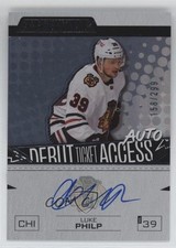 2023-24 Upper Deck Credentials Debut Ticket Access 158/299 Luke Philp Auto 1r79