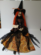JOE SPENCER HALLOWEEN ELFREDA WITCH GATHERED TRADITIONS plus ORNAMENT