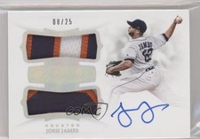 2019 Panini Flawless Rookie 8/25 Josh James #DPA-JJ Dual Patch Auto 08jk