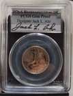 PCGS GEM PROOF 1976-S BICENTENNIAL SILVER QUARTER SIGNATURE SERIES ARTIST SIGNED