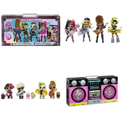 #ad LOL Surprise OMG Remix Super Surprise 70 Surprises 4 Fashion Dolls 4 Dolls $125.00