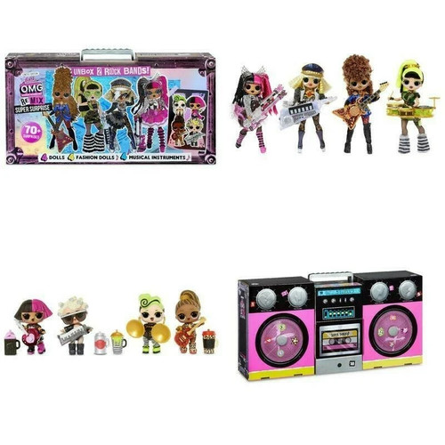 LOL Surprise OMG Remix Super Surprise - 70+ Surprises 4 Fashion Dolls + 4 Dolls