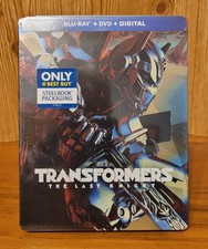 Transformers: Last Knight Steelbook Blu-ray, DVD Best Buy Exclusive OOP SEALED