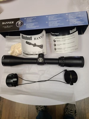 Bushnell Banner 3-9x40mm 1" Tube Multi-X Reticle Rifle Scope, New in Sealed Box