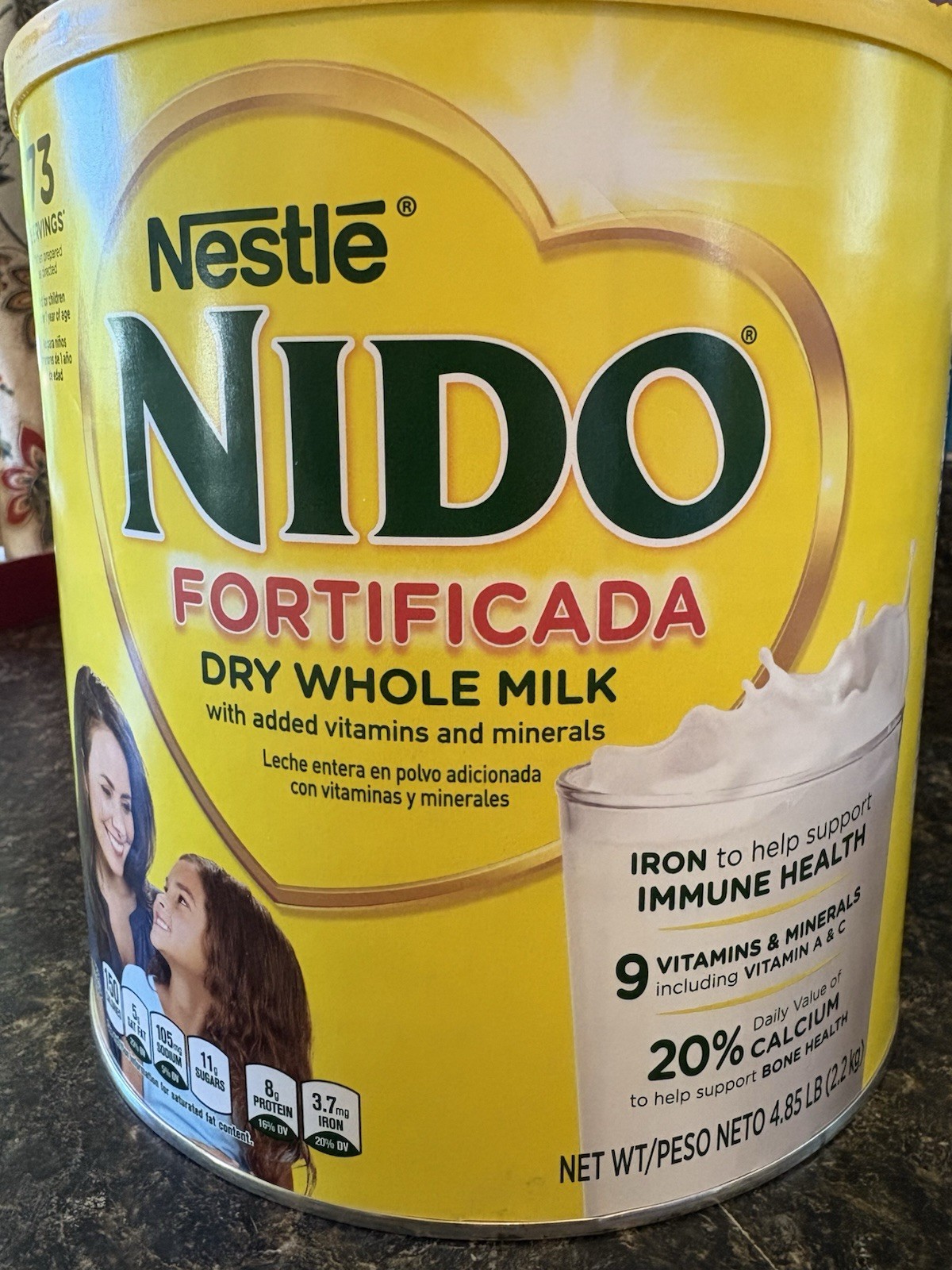 Nestle NIDO Fortificada Powdered Milk Drink (4.85 Lbs) Exp. 12/31/25