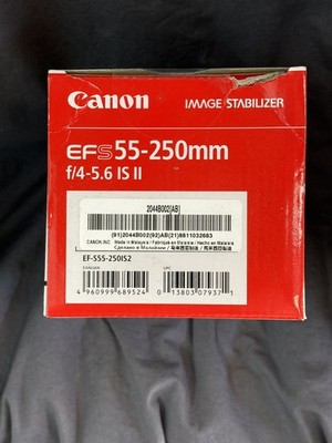 Canon EF-S 55-250mm f/4.0-5.6 IS Lens for sale online | eBay