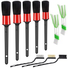 10pcs Auto Car Detailing Brush Set Car Interior Cleaning Kit Includes 5 Boar Hai