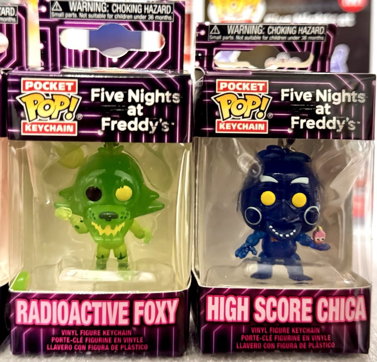 FIVE NIGHTS AT FREDDY's Funko Pocket Pop Keychain Set, 5 LIMITED