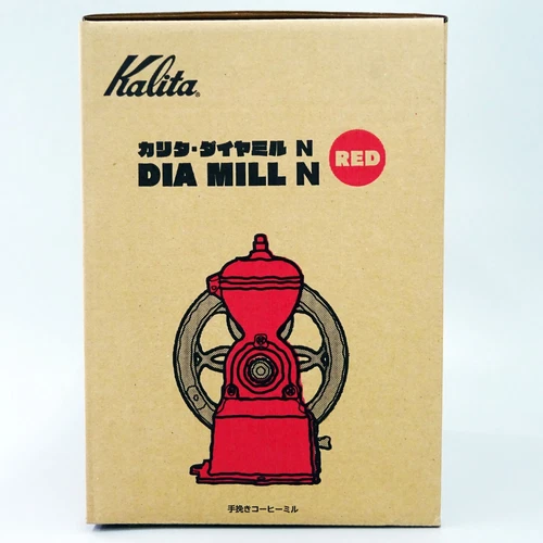 Kalita Coffee Mill Hand Vertical Grinding Classic Design Hand-ground Red N 42137 - Picture 5 of 13