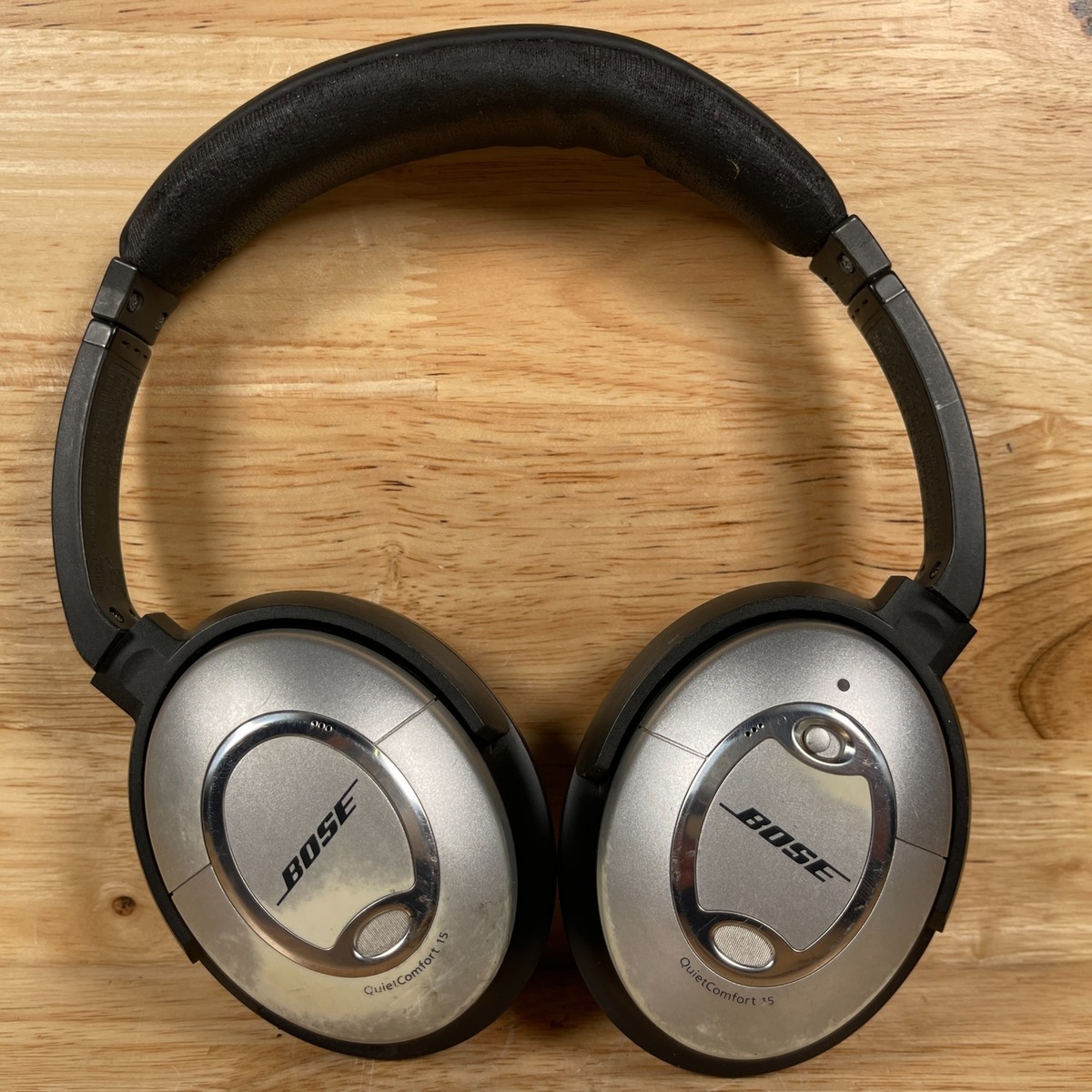 Bose QuietComfort 15 Silver/Black Wired Acoustic Noise Bose QuietComfort 15 Silver/Black Wired Acoustic Noise