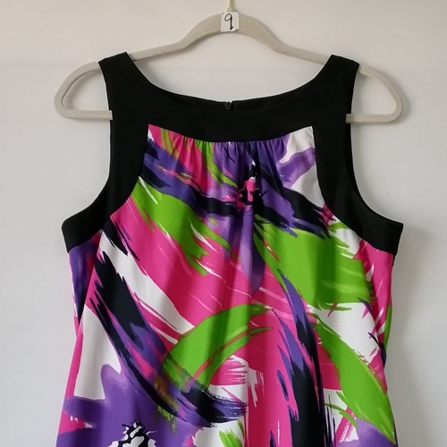 Alyx Women's Multicolor Sleeveless Floral Colorful Pencil Dress Petites Size 14P - Picture 2 of 9