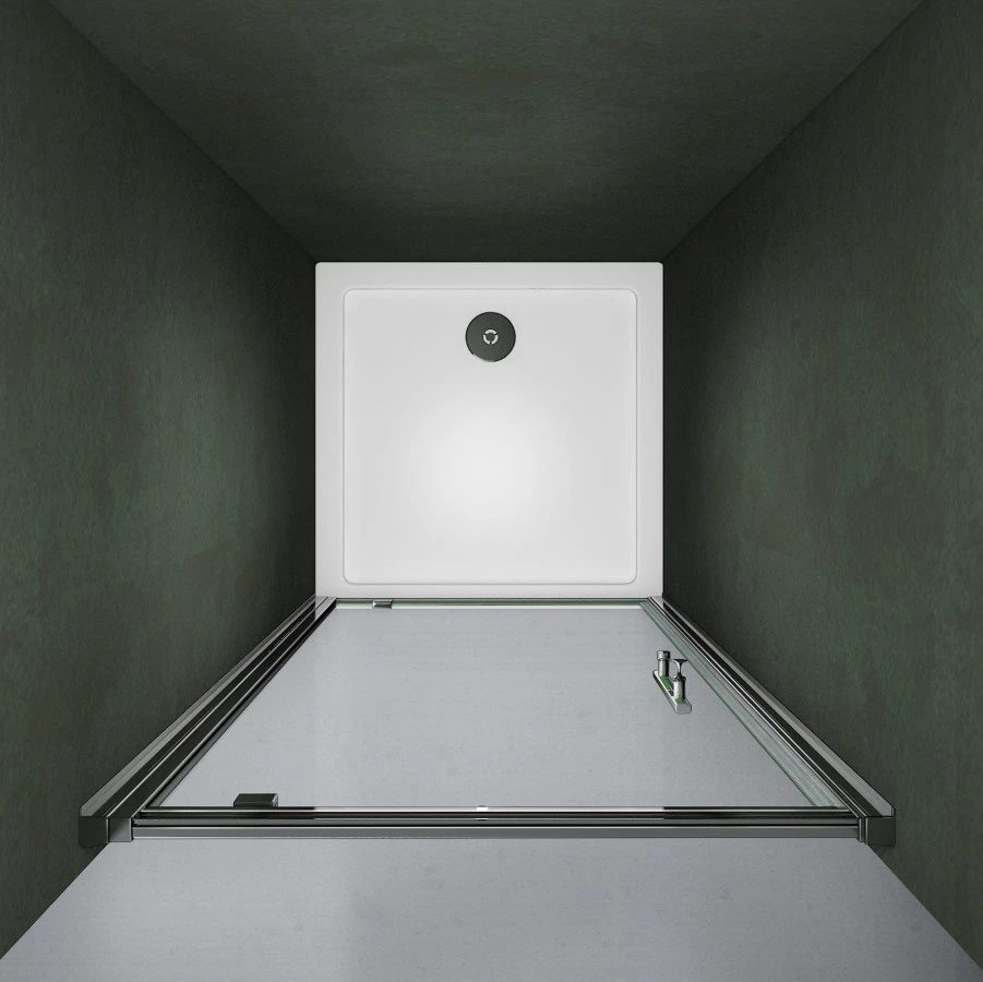 Pivot Shower Door Hinge Shower Screen Panel 700/760/800/900/1000mm Safety Glass - Image 4 of 4