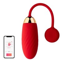 Vibro-Ei Svakom Ella Rot Sexspielzeug App Steuerung Erotik Sex Toy Vibrator Ei