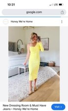 nwt EXPRESS body contour one shoulder  midi dress L large