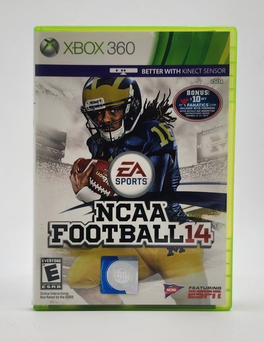 EA Sports NCAA College Football 14 2014 Xbox 360 No Manual TESTED Works!