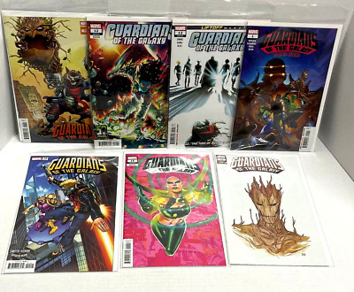 GUARDIANS OF THE GALAXY #12,13,15,16 REWIND #1 LOT OF 7 MARVEL COMICS 2021