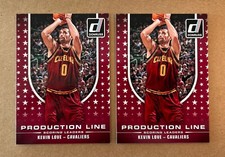 2 Each 2014-15 Donruss Production Line Scoring #4 Kevin Love Basketball Cards