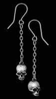 Alchemy Totenkopf Ohrringe - Deadskull - Gothic Ohrenstecker SchäDel