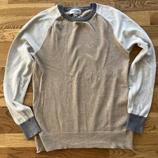 Men's Pullover Sweater Goodfellow  Co Heather Gray Beige S