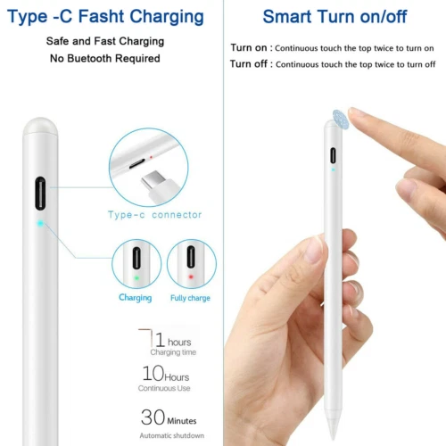 Stylus Pencil Pen For Apple iPad 10 9th 7th 8th Air 3rd 4th Mini Pro 11" 12.9" - Picture 21 of 30