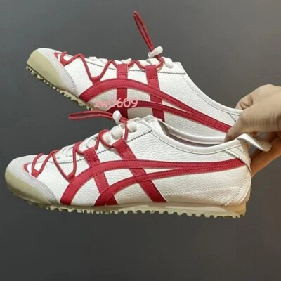 NEW 2026 Onitsuka Tiger Mexico 66 Classic White & Red Sport Shoes
