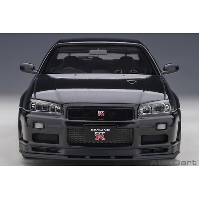 ミニカー AUTOart 1/18 SKYLINE GT-R R34 V-SPEC 2 1:18 Nissan Skyline GT-R R34 V-Spec II by AUTOart in Black Pearl