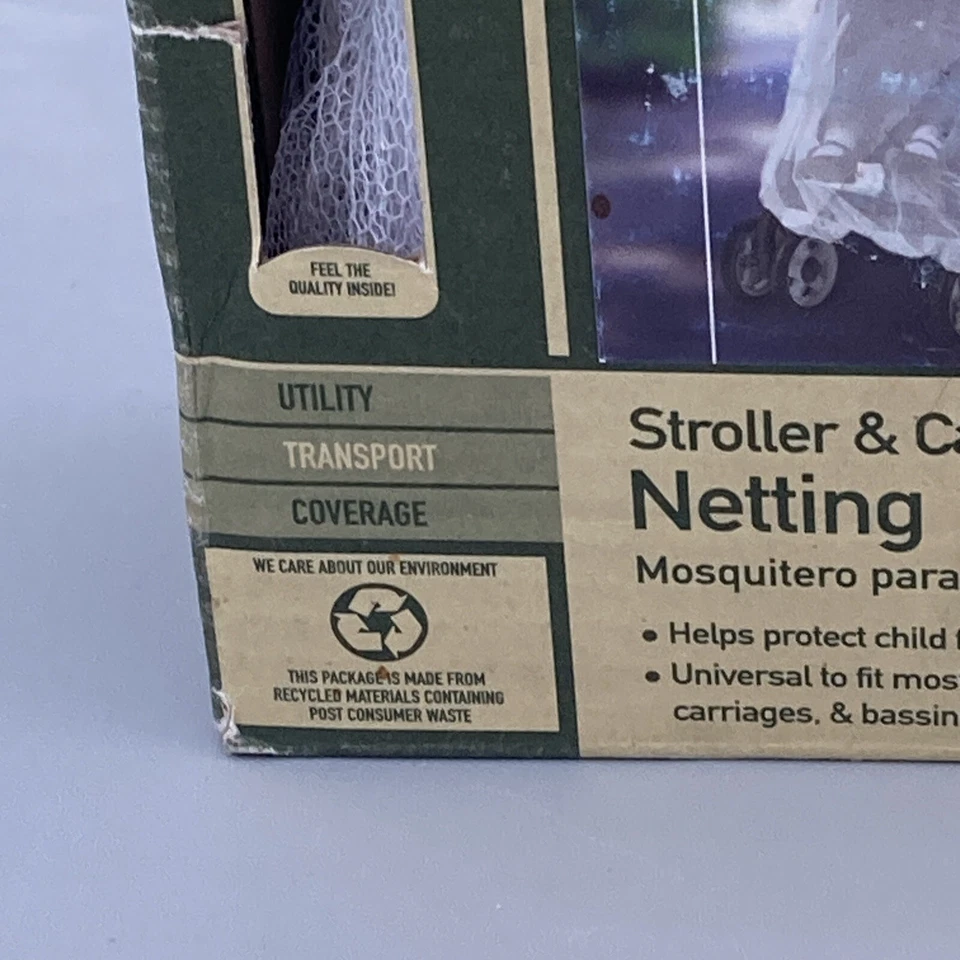 Jeep stroller & carrier white mosquito and insect netting NEW - Image 3 of 4