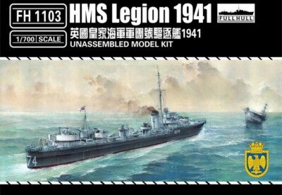 FlyHawk Model 1/700 HMS Legion 1941  #1103 #FH1103