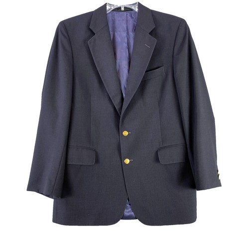 LAVENHAM Men's Classic English Navy Blue Logo Quilted Jacket Size