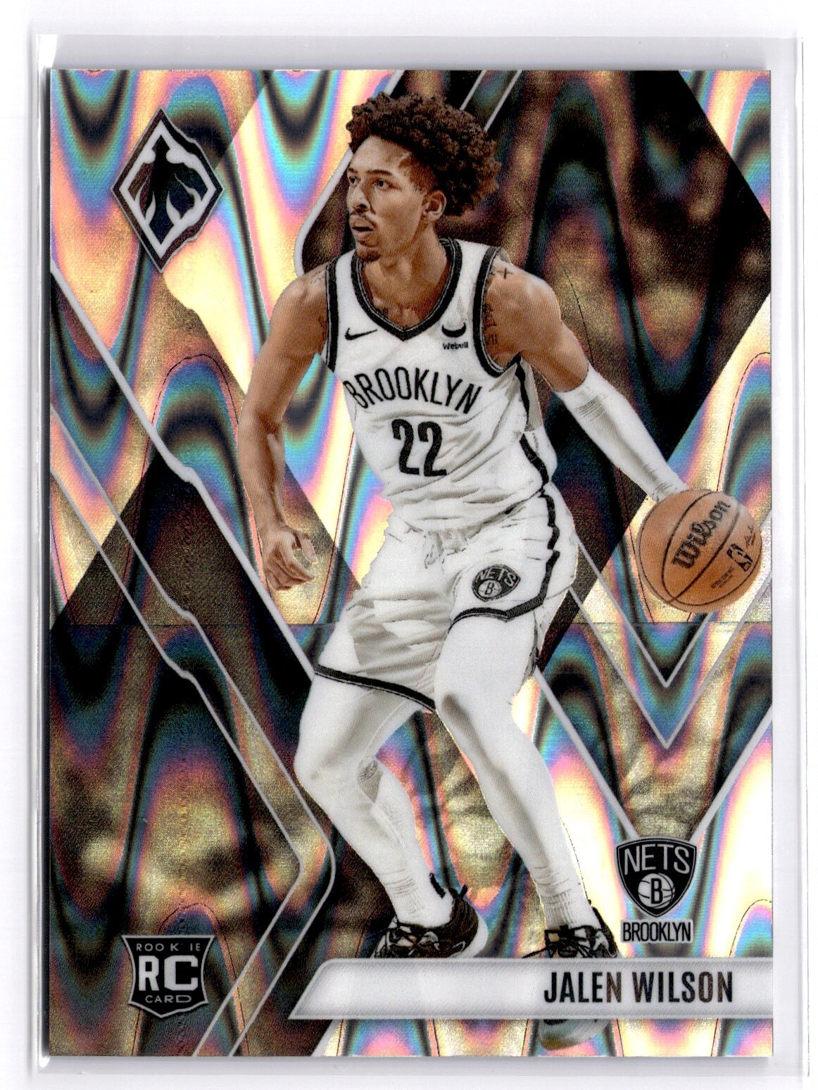 2023-24 Panini Phoenix Seismic Jalen Wilson /125 #276 Brooklyn Nets RC