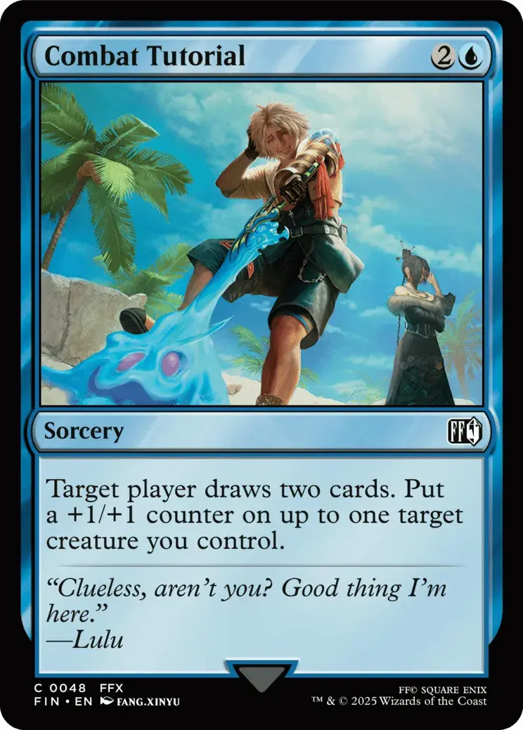 0048 Combat Tutorial FFX FIN Final Fantasy MTG Card SHIPS NOW | eBay