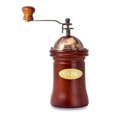 Manual Coffee Grinder Vintage Hand Crank Coffee Mill with Adjustable Gear