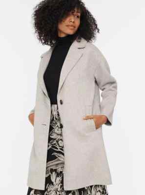 diane von furstenberg wool coat