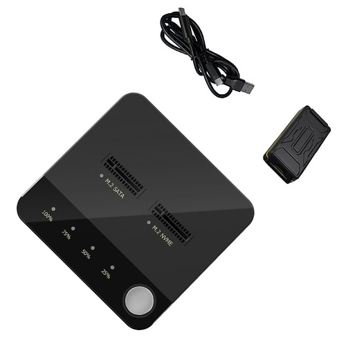 Duplicateur double baie M.2 SATA/NVME disque hors ligne clone copie duplicateur neuf - Photo 6/14