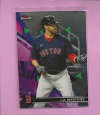 2021 Topps Finest J.D. Martinez #48 Boston Red Sox