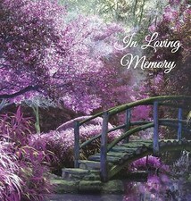 In Loving Memory Funeral Guest Book, Memorial Guest Book, Condolence Book, ...