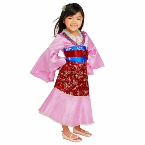ShopDisney Mulan Princess Costume Dress Girls Size 7/8 - Afbeelding 1 van 3