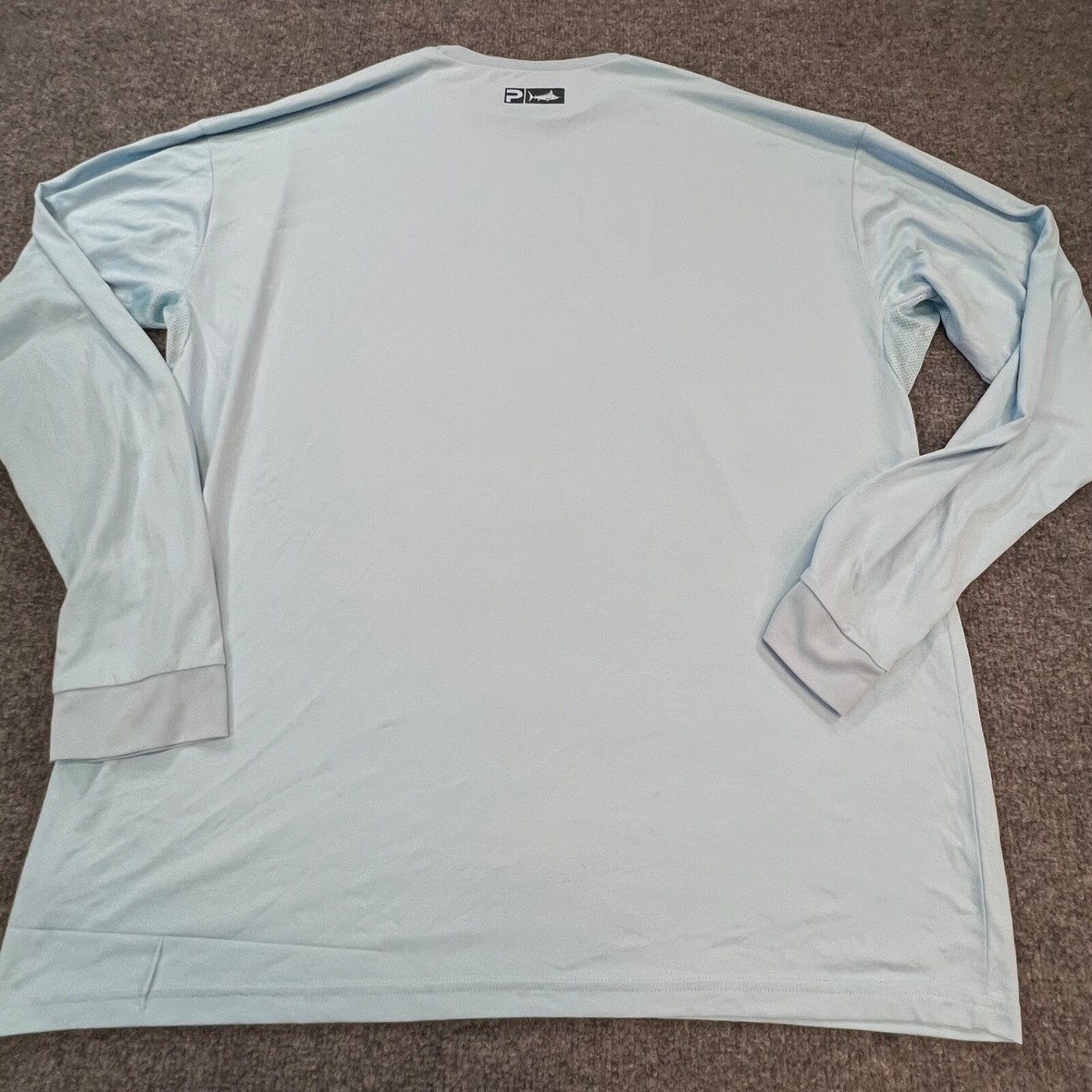 Chemise Pélagique Homme XXL Bleu Manches Longues Performance Pêche