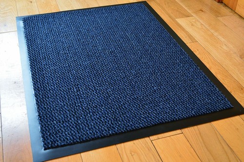 Blue Barrier Runner Door Mat Heavy Duty Non-Slip Entrance Rug Door Carpet Home ! - Picture 2 of 8