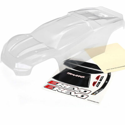 Traxxas TRX8611  Karosserie E-Revo 2.0 unlackiert mit Decal E-Revo VXL 2.0