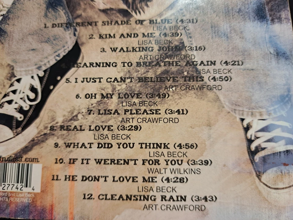 Learning to Breathe Again by Art & Lisa (CD Oct-2009) Beck/Crawford Country Folk Foto 3 de 4