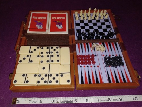 Six In One Travel Game Set Magnetic Games Missing pieces - Picture 2 of 8