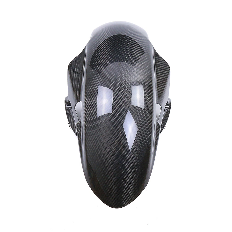 Ajuste para Suzuki GSX1300R 2021-2023 Hayabusa guardabarros delantero fibra de carbono real brillo Foto 4 de 4