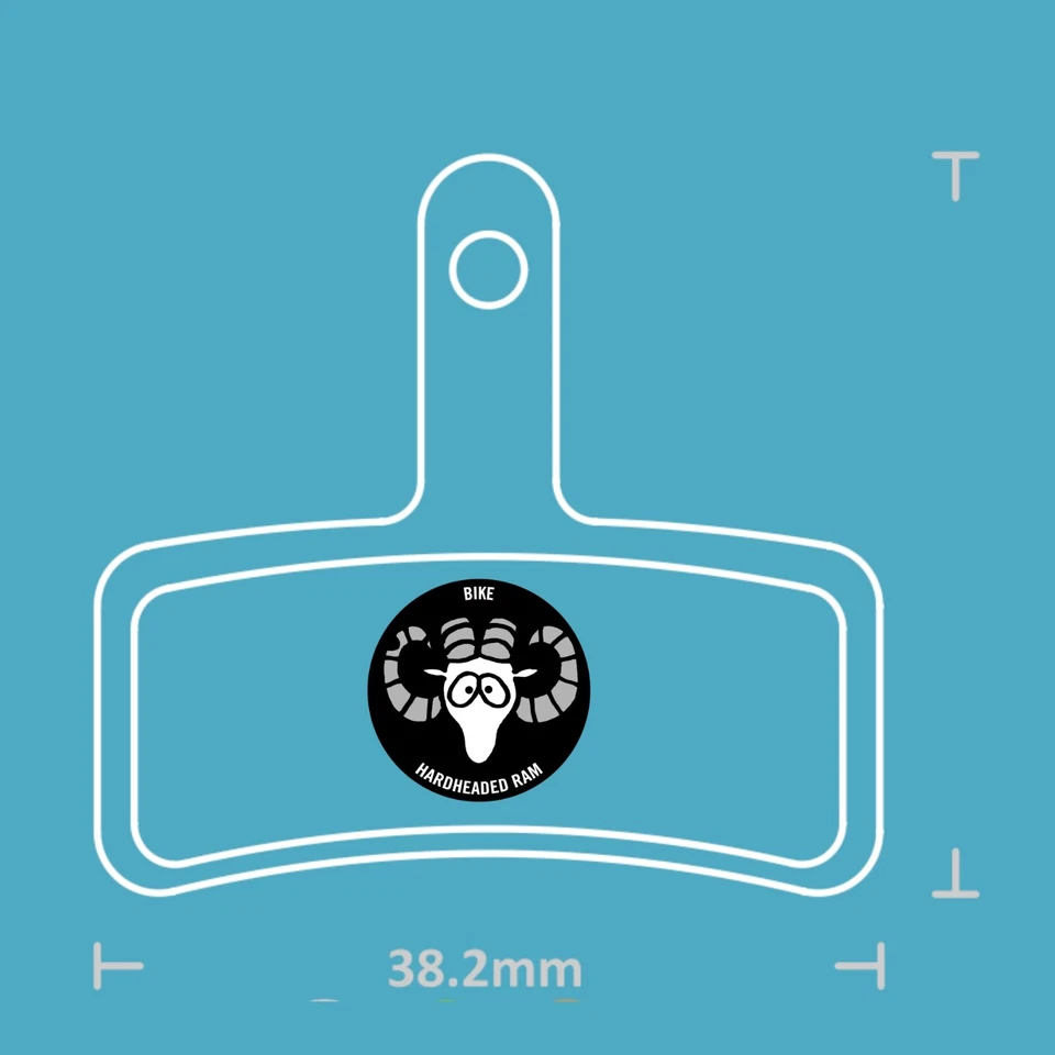 2 Pares Pastillas Freno Bicicleta Resina Orgánica para Tektro Dorado, HD-E710, Clarks Vx863c Foto 2 de 4