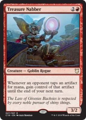 MTG - Treasure Nabber - Commander 2018 - NM, English Magic FLAT RATE SHIP