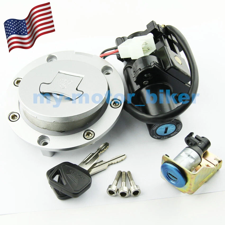Ignition Switch Gas cap Seat Lock for Honda CBR900RR CBR929 2000-01/CBR954 02-03 Foto 3 de 4