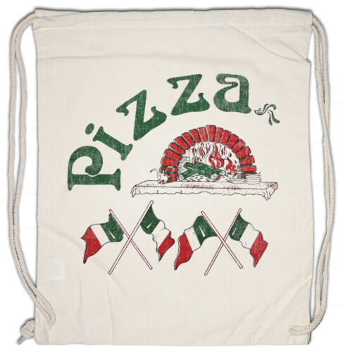 Pizza Symbol Turnbeutel Pizzas Italy Fun Oven Maker Italien Ofen Pizzeria - Afbeelding 1 van 1