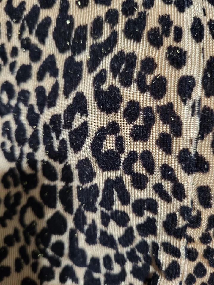 Blusa top a rayas M body estampado leopardo de una pieza años 90 Y2K Foto 3 de 4