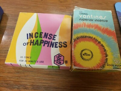 2 OLD BOXES OF INCENSE FORM THE 1980's, SEE PICTURES
