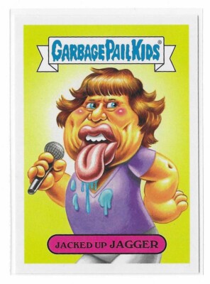 2017 GPK Garbage Pail Kids Battle Of The Bands Jacked Up Jagger 4b Classic Rock